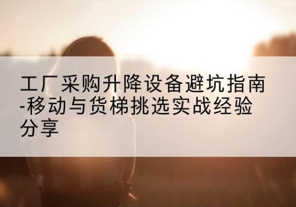 湖南移动式升降机怎么选-工厂采购升降设备避坑指南-移动与货梯挑选实战经验分享